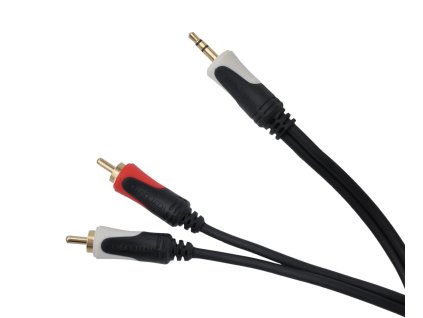Kábel 3.5 jack stereo - 2RCA audio 10m Cabletech Basic Edition