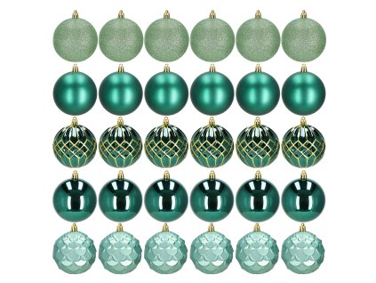 CA1411 VIANOČNÉ GULE 8 CM 30 KS.