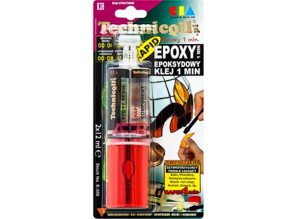 Bezfarebné epoxidové lepidlo 2x12ml