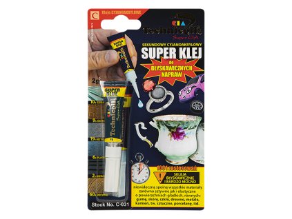 Rýchloschnúce sekundové lepidlo 2g