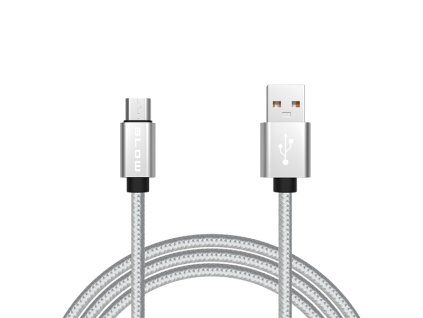 Opletený micro USB kábel 1 m 66-091-