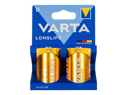 Alkalická batéria D 1.5V Longlife 2 ks