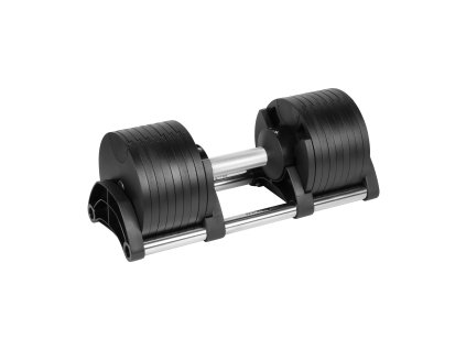 Nastaviteľná liatinová činka automat 36 kg, krok po 2 kg, REBEL ACTIVE