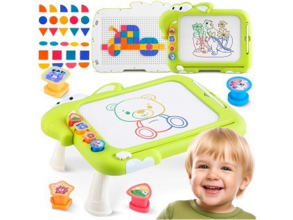 Magická tabuľa magnetická skladačka pre deti tangram Ricokids RK-823