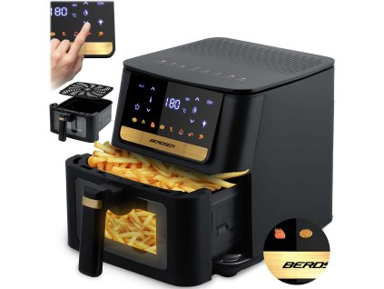 Beztuková fritéza Air fryer Berdsen BD-655 čierna