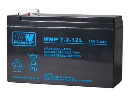 MWP 7,2-12L - Akumulátor 12V 7,2Ah - MW Power
