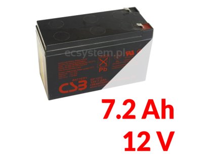GP1272 - Akumulátor (12V-7,2Ah) - CSB