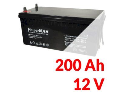 Akumulátor PowerMAX 200 Ah 12 V MaxBat 122000 EC-PM 122000