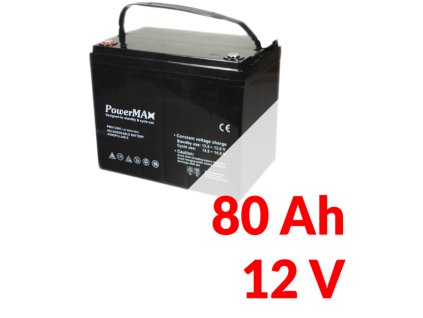 PMG 12800 - Gélová batéria 80Ah 12V - MaxBat