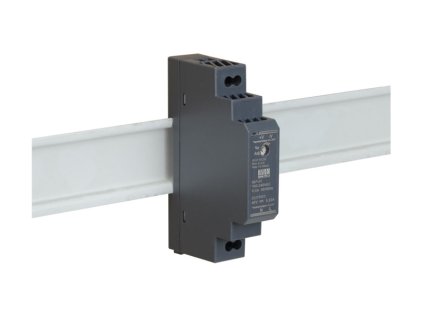 HDR-15-48 - Napájací zdroj na DIN lištu 48V, 0.32A, ochrany SCP, OLP, OVP - MEAN WELL