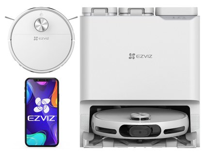 RS20 PRO - Inteligentný robotický vysávač s funkciou umývania, WiFi, LIDAR - EZVIZ