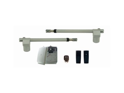 TECHNO 500 FM KIT MULTI - Sada pohonov pre krídlové brány, ovládač, fotobunky, rádiový prijímač, diaľkový ovládač - MIWI URMET