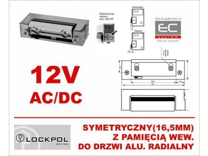 Elektrický protikus Lockpol 1433RF-12AC/DC EC-10053