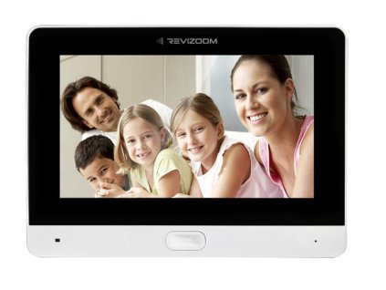 large rm t471hd white monitor do wideodomofonu 7 wifi lan microsd revizoom rm t471hd white