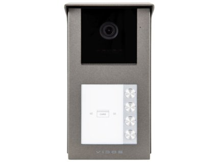 S201-4 - Bránová stanica pre IP videovrátnik, 2-vodičová, Full HD, RFID, IR, IP54 - Vidos