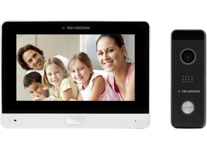 RM-T471HD WHITE/RC-411HD - Sada videovrátnika, analógová, 2Mpx, WiFi, LAN, microSD - Revizoom