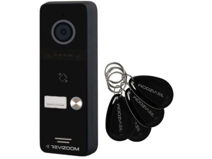 large rc 411hd c stacja bramowa z czytnikiem rfid do wideodomofonu natynkowa 2mpx revizoom rc 411hd c