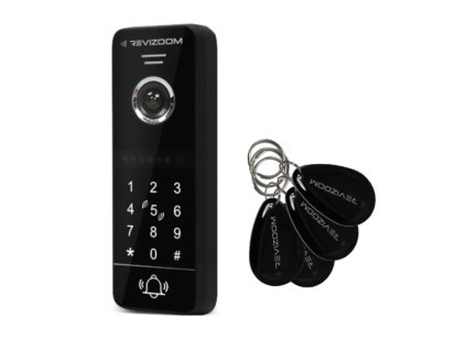 RC-411HD-CK - Vstupná stanica s RFID čítačkou a numerickou klávesnicou pre videotelefón, povrchová montáž, 2Mpx - Revizoom