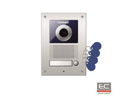 DRC-41UN/RFID - Podomietková kamera s nastavením optiky a RFID čítačkou - COMMAX