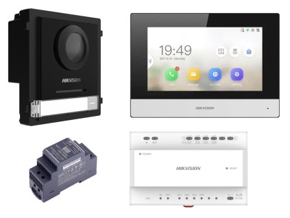 DS-KIS702Y - Sada IP videovrátnika, 2-žilový - Hikvision