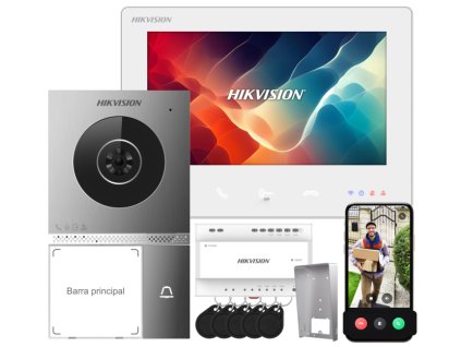 DS-KIS705EY - 2-vodičový IP videovrátnik, WiFi, bezkontaktná čítačka Mifare - Hikvision