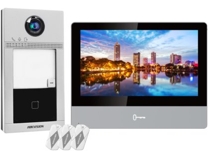 Sada videovrátníka IP DS-KH8350-WTE1 + DS-KV8113-WME1 - Hikvision