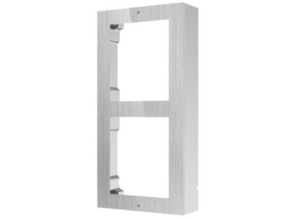 DS-KD-ACW2/S - Dvojmodulový nástenný rám, Inox - Hikvision
