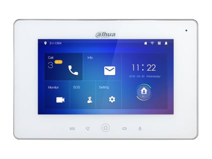 VTH5221DW-S2 - Monitor k videovrátniku IP, 7" TFT LCD, WiFi - Dahua