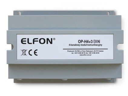 OP-H4v4 DIN - Komunikačný modul - Elfon
