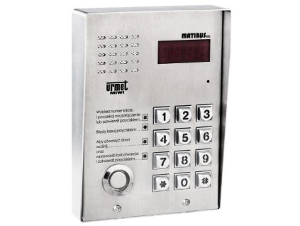 large 1052 105d cyfrowy panel matibus se 1x czytnik pastylek miwi urmet 1052 105d