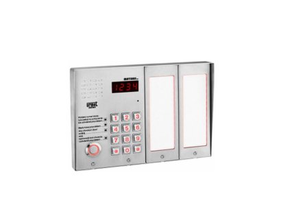 1052/107D - Digitálny panel Matibus SE - 2x informačný modul, 1x čítačka čipov - Miwi-Urmet