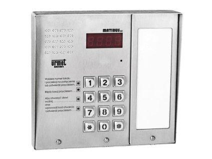 large 1052 101d cyfrowy panel matibus se modul informacyjny led miwi urmet 1052 101d