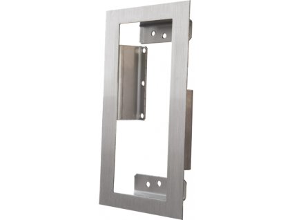 FAM-R-M NT/PT - Konvertor pre panely Familio PV a PRO (v úzkych krabiciach NT), umožňuje získať z nástennej verzie zapustenú verziu s ochrannou strieškou, nehrdzavejúca oceľ - ACO