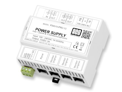 PS45-15-PRO-13 - Familio PRO video napájací zdroj DIN 15VDC, 3A - ACO