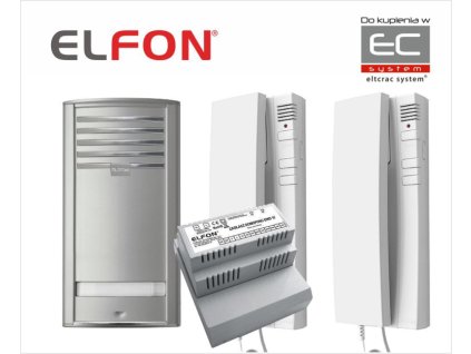 Pi1 AU1/3 Sada domáceho telefónu s napájacím zdrojom a 2 telefónmi A-U1/3 - Elfon