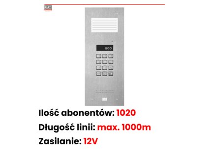 INSPIRO 9+ - Centrálna Master, 1020 miest, podsvietený zoznam, kódový zámok - ACO