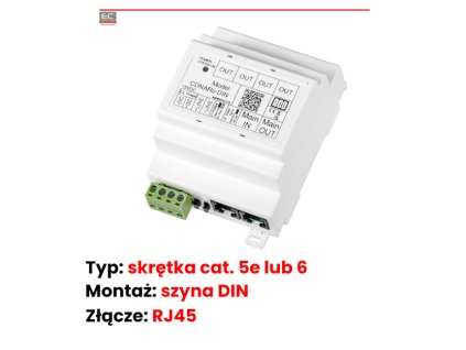 CDNARu-DIN - Audio rozbočovač na DIN lištu - ACO