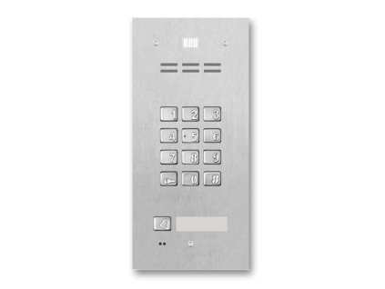 FAM-P-1NPZSACC - Panel na digitálne inštalácie, 1 vyvolávacie tlačidlo, kódová klávesnica, bezkontaktná čítačka (ACC) - ACO