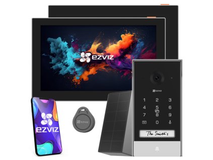 large ep7 sd7 wideodomofon wifi z panelem solarnym ep7 monitor wifi sd7 ezviz ep7 sd7