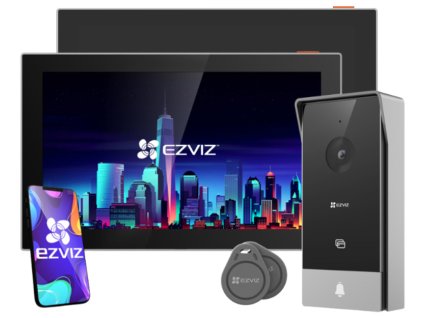 HP5+SD7 - IP videovrátnik 2-žilový, WiFi, dotykový panel, čítačka príveskov - EZVIZ