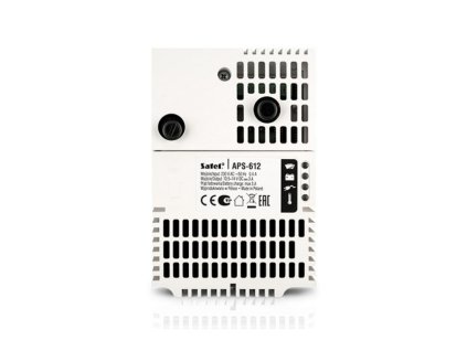 APS-612 - Záložný zdroj, impulzný 12 V DC / 3 A + 3 A pre expandéry - SATEL