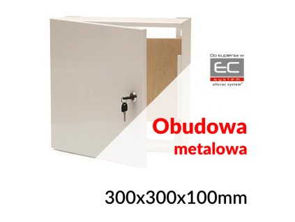 TPR-3 - Kovový kryt 300x300x100mm