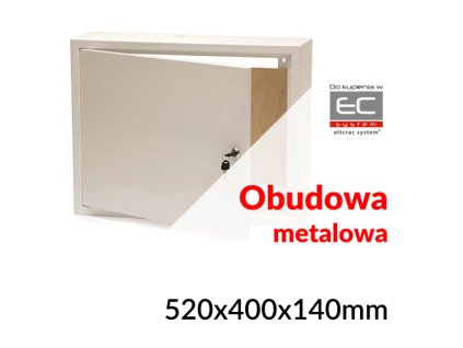 TPR-5 - Kovová skrinka 520x400x140mm