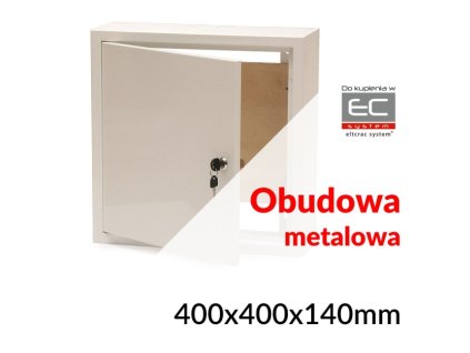 TPR-4 - Kovový kryt 400x400x140mm