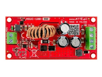ASUC-100-550-OF - Zvyšujúci menič napätia do 55V - Atte