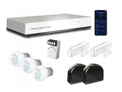 Súprava Fibaro: HC3L + rolety + okná + vykurovanie - FIBARO