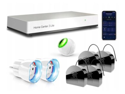 Súprava Fibaro: HC3L + osvetlenie + zásuvky - FIBARO