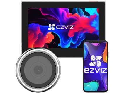 CP2 - Inteligentný priezor s displejom 4,3", Full HD, WiFi, 2200mAh - Ezviz