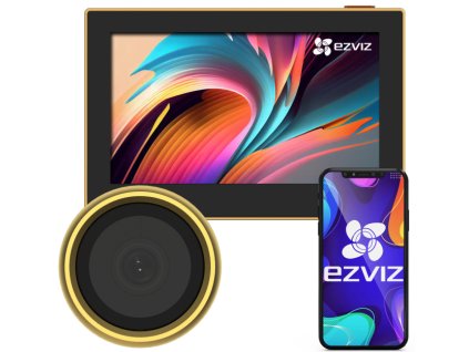CP2 Gold - Inteligentný priezor s displejom 4.3", Full HD, WiFi, 2200mAh - Ezviz