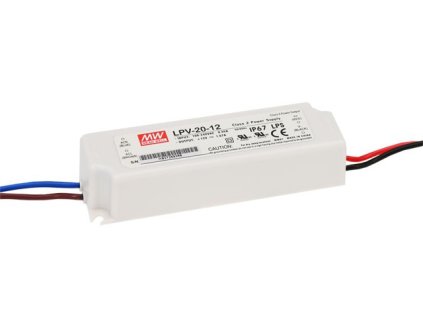 LPV-20-12 - Profesionálny LED zdroj 20W - Mean Well